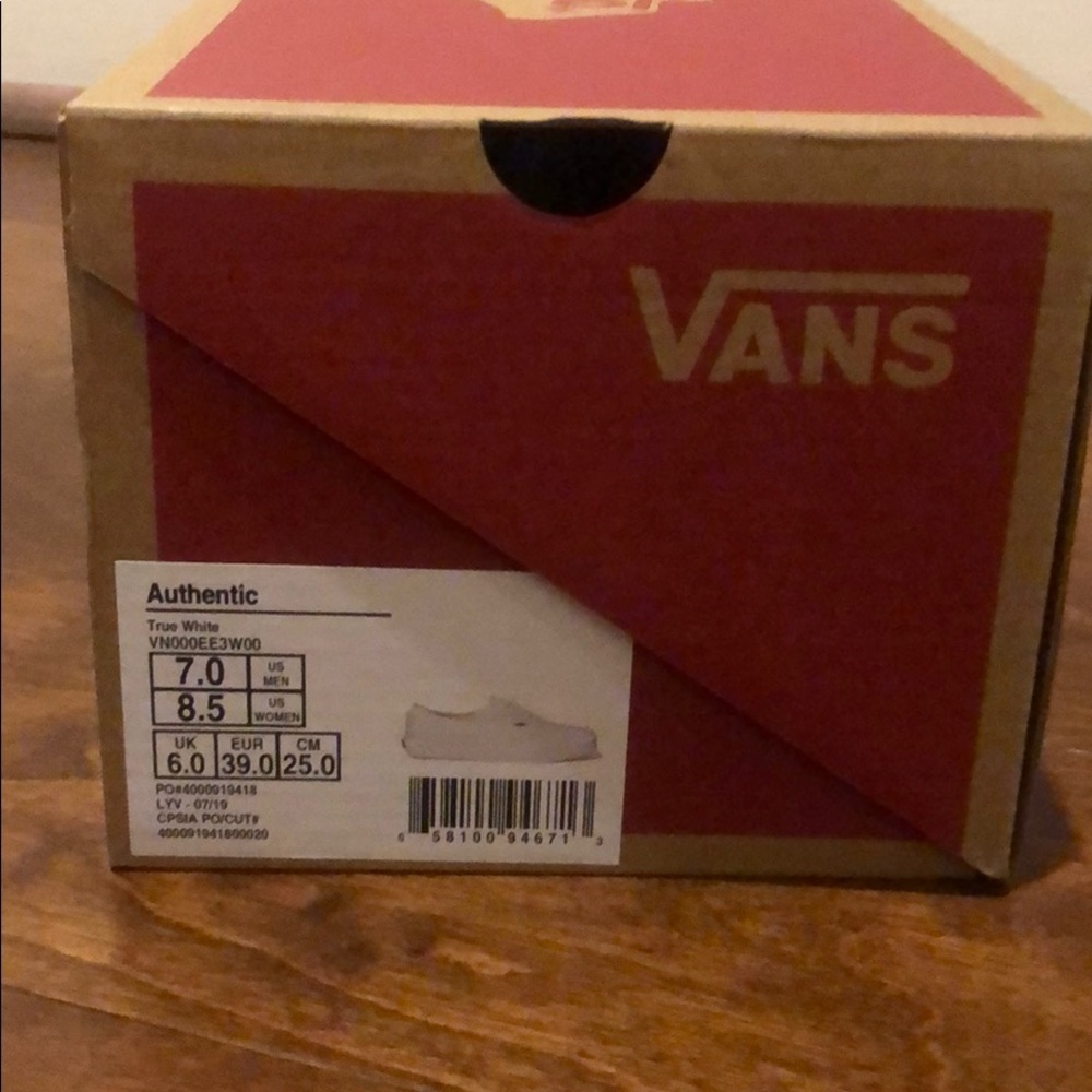 Vans Authentic True White